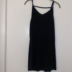 Black dress or nightgown with a  open back sz small